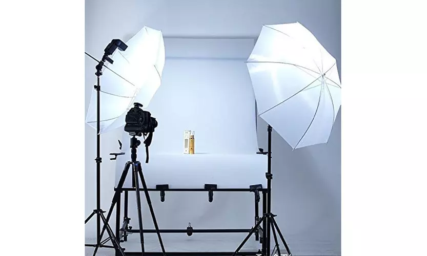 45W 2 Lights Video Studio Umbrella Reflector Photography Continuous Lighting Kit - Primary Image