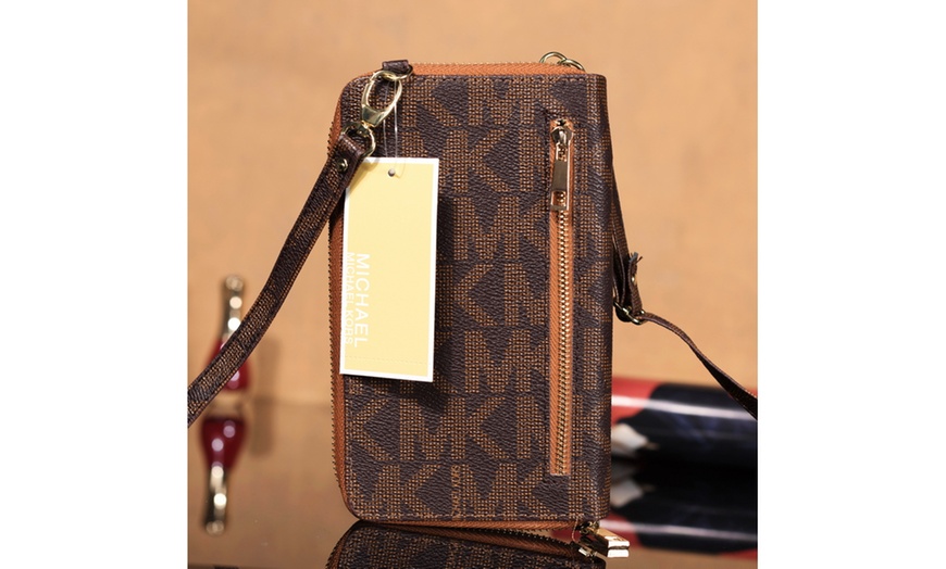 Image 12: Michael Kors Leather Crossbody