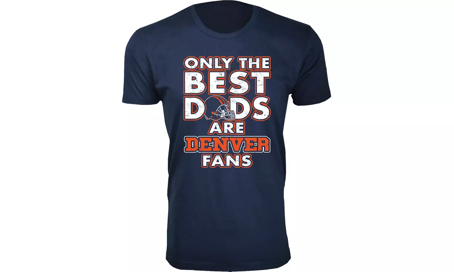 Men Only The Best Dads Football Fan T-Shirt (M-3XL)