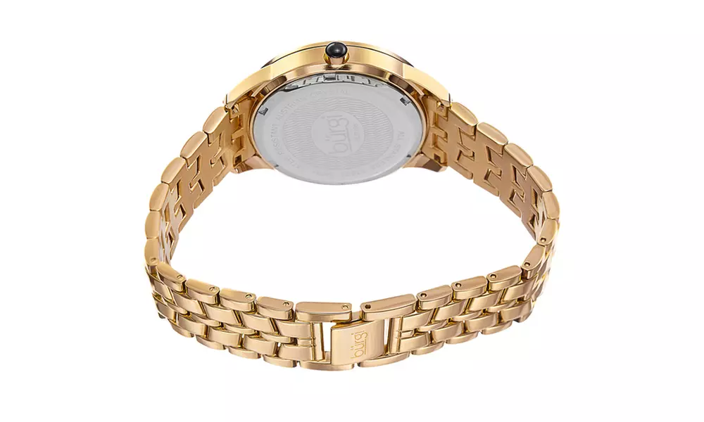 Burgi Women's Crystal Bracelet Watch BURGP106 - Second Medium