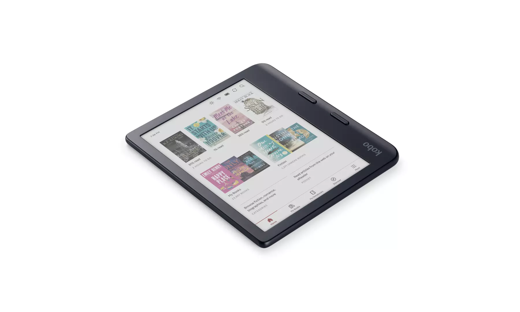 Kobo Libra Colour eReader 7" Glare-Free Colour eInk Kaleido 3 Display Waterproof