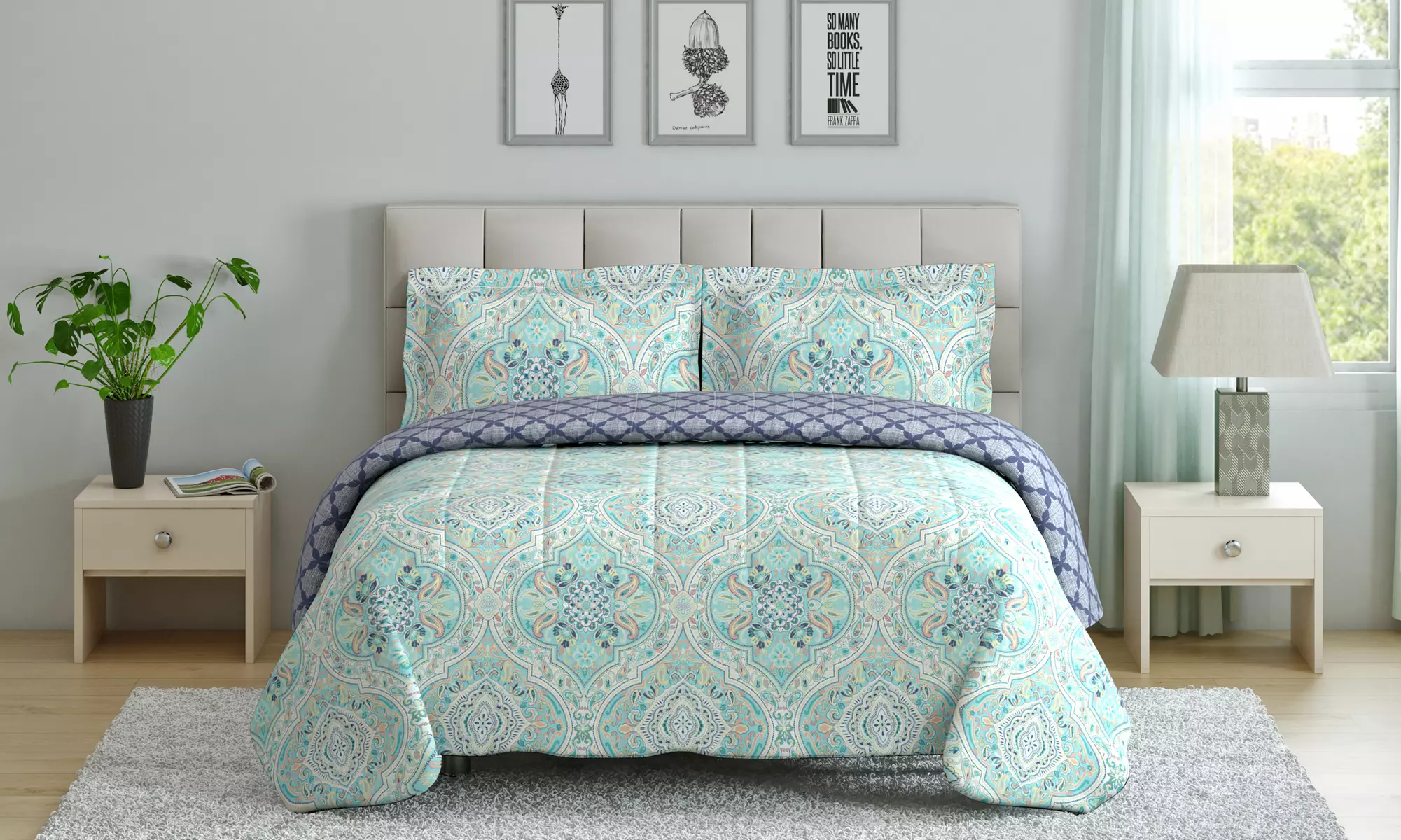 Peach & Oak Comforter Set - Hannah Ogee - Primary Image