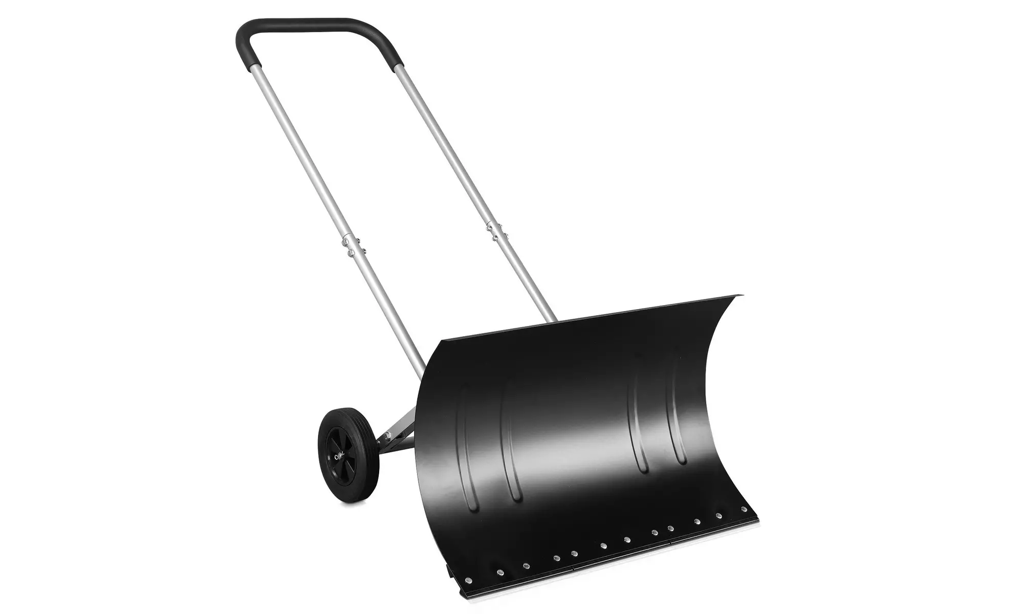 Adjustable Wheeled Heavy Duty Rolling Snow Pusher Efficient Snow Plow  - Primary Image
