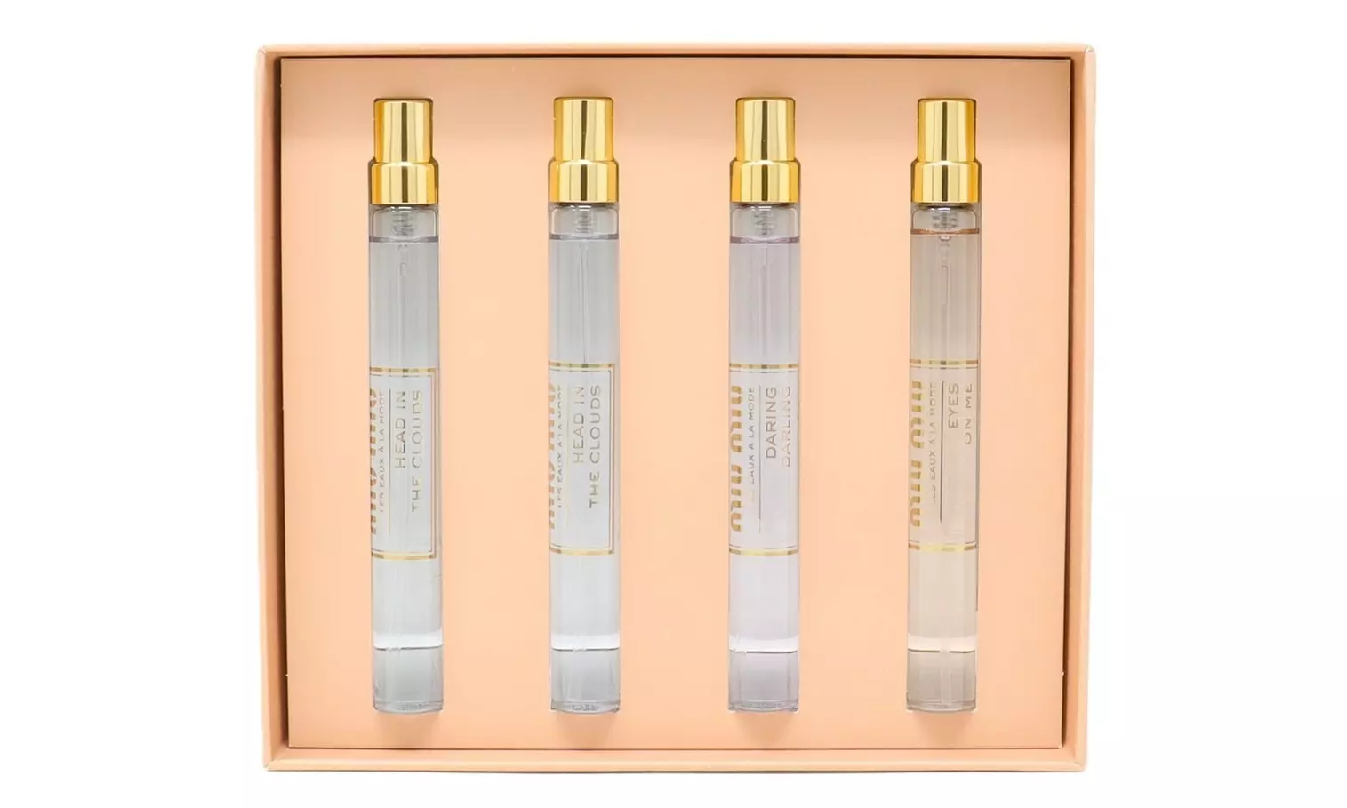 Miu Miu Les Eaux À La Mode 4 Piece Eau de Toilette Gift Set For Women