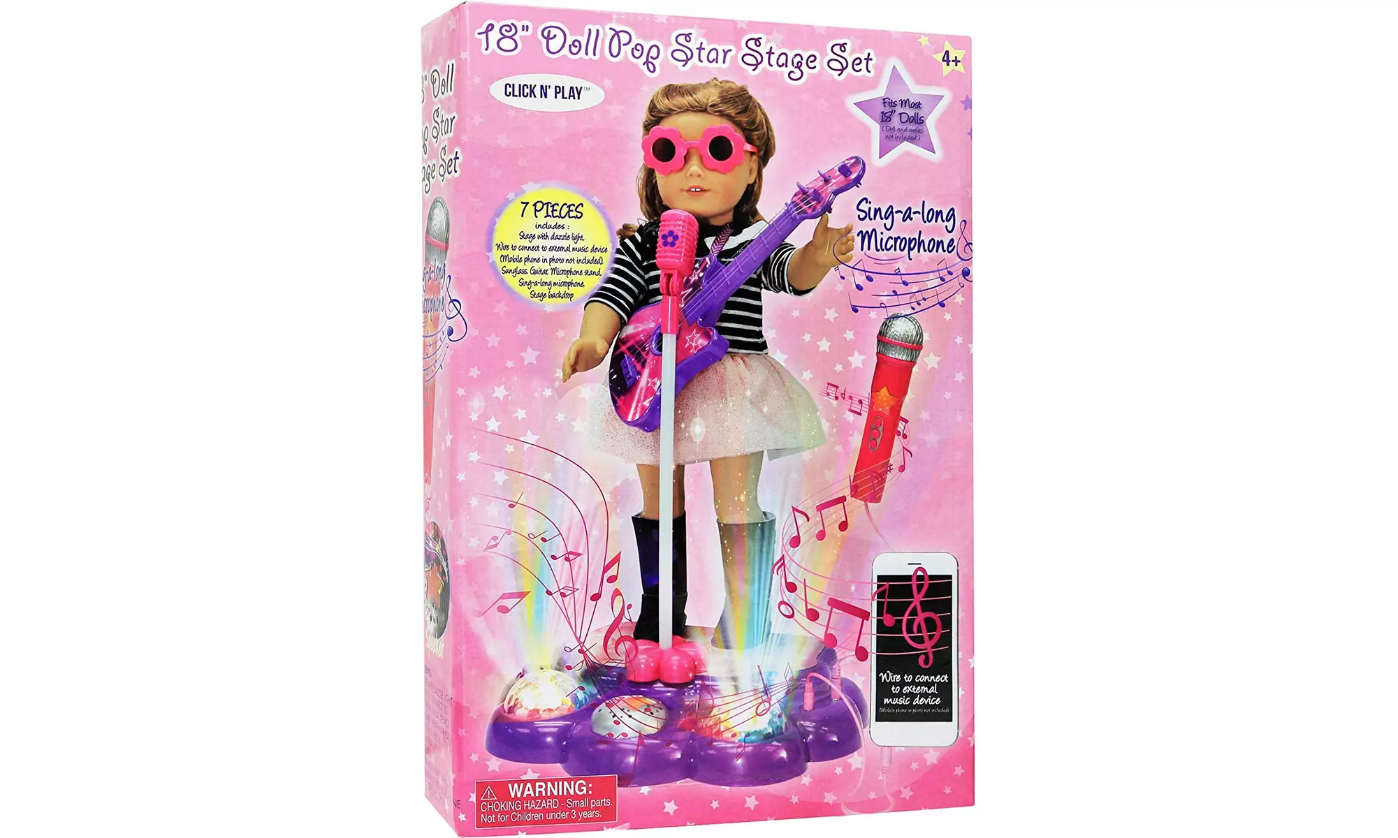 Karaoke Sing-Along Performance Stage Perfect for 18" American Girl Doll - Second Medium