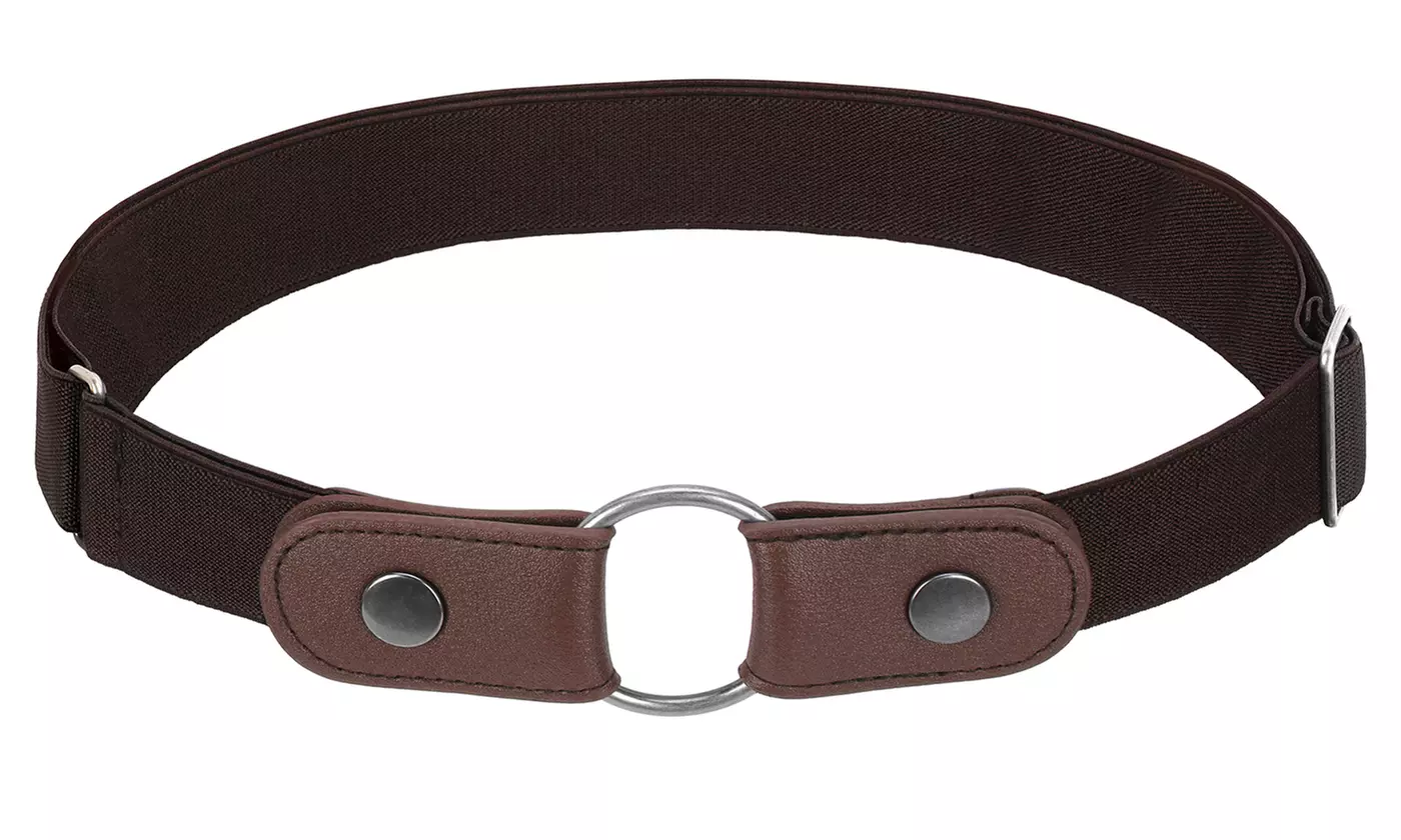 Buckle-free Elastic Invisible Waist Belt for Jeans No Bulge Hassle Men Women