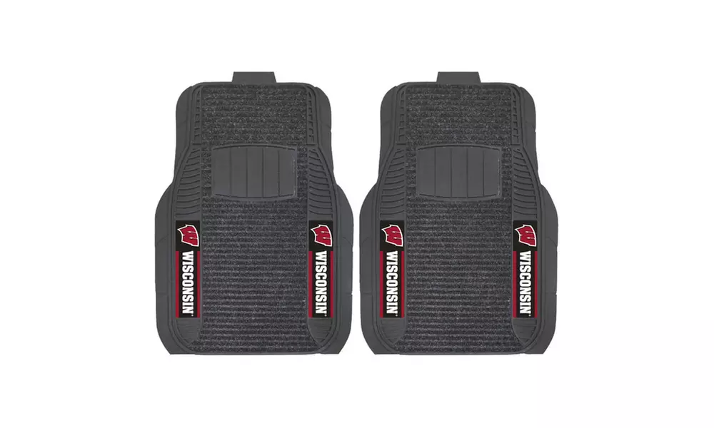 NCAA Deluxe Trimmable Carpet Car Mats - Second Medium