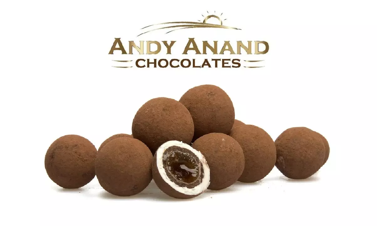 Andy Anand Chocolate Tiramisu Cordials Delicious Gift Boxed & Greeting Card - Primary Image