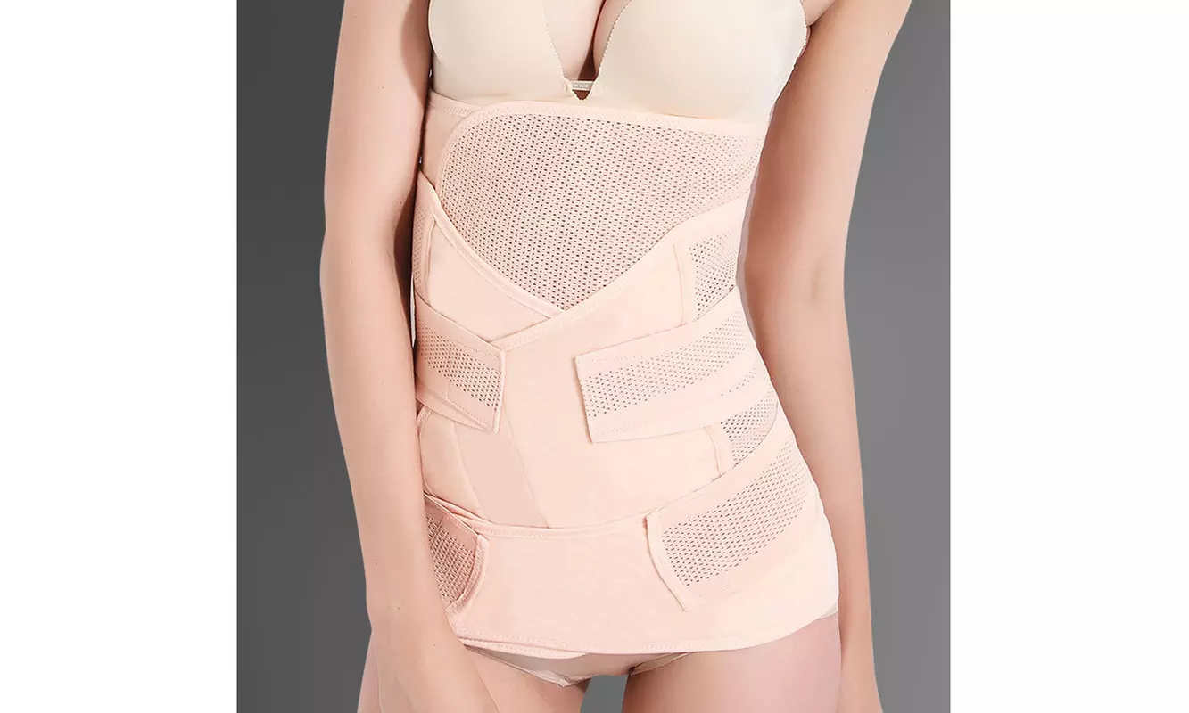 3 in1 Postpartum Girdle Support Recovery Belly Band Corset Wrap Body Shaper  - Primary Image