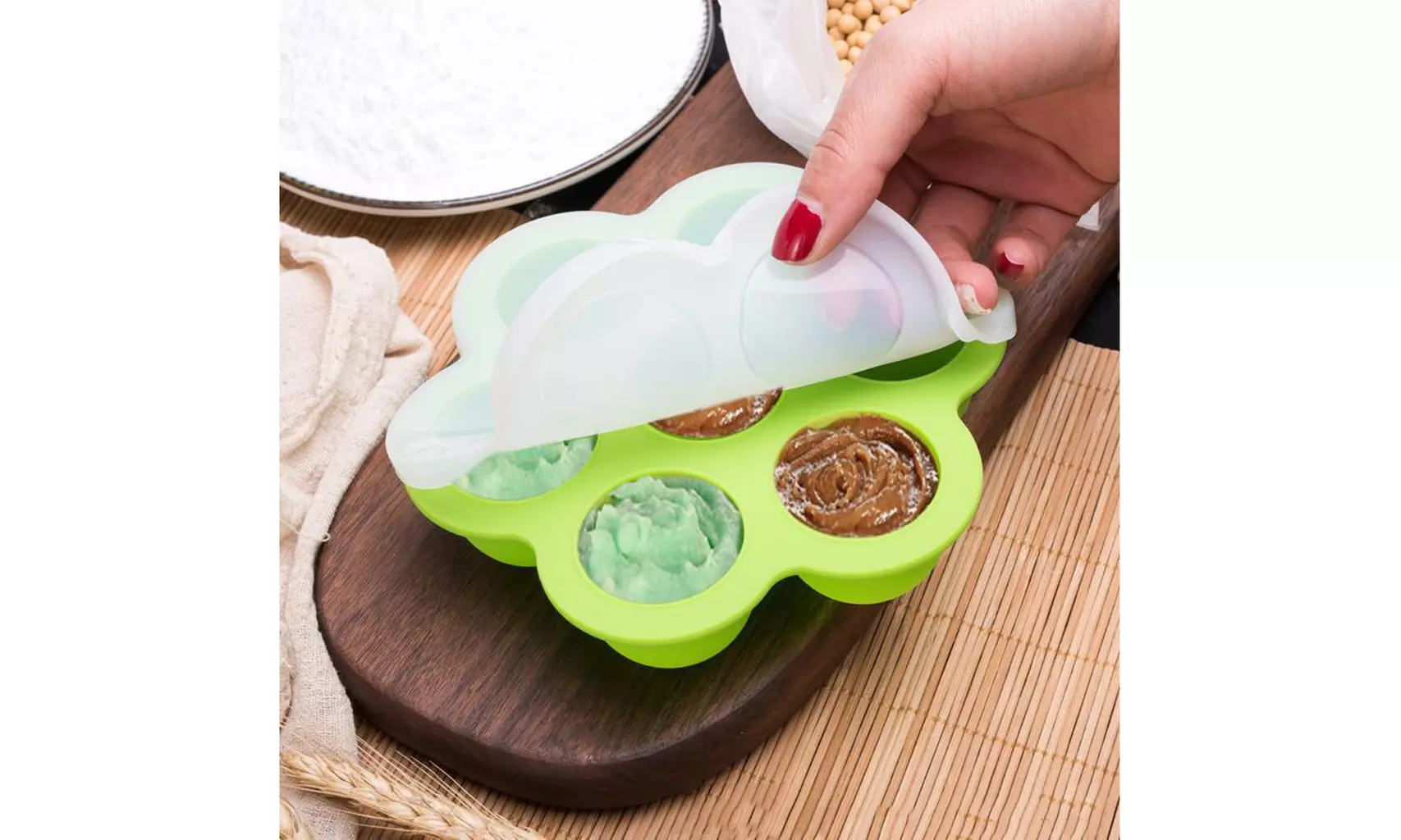 Inverlee Reusable Baby Food Storage Container Freezer Tray - Second Medium