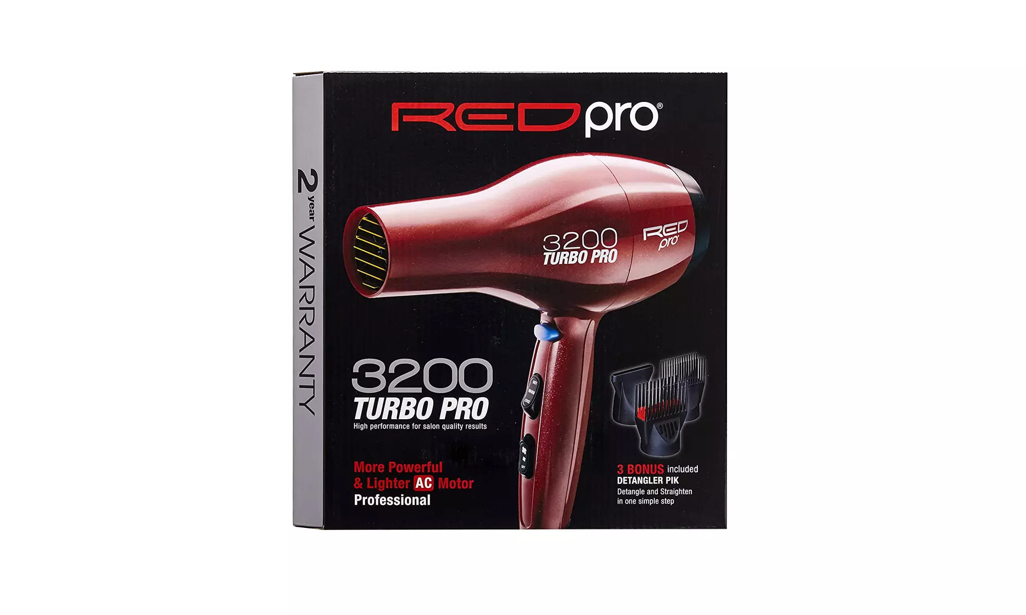 Red Pro 3200 Turbo Pro Hair Dryer BDP03 - Primary Image