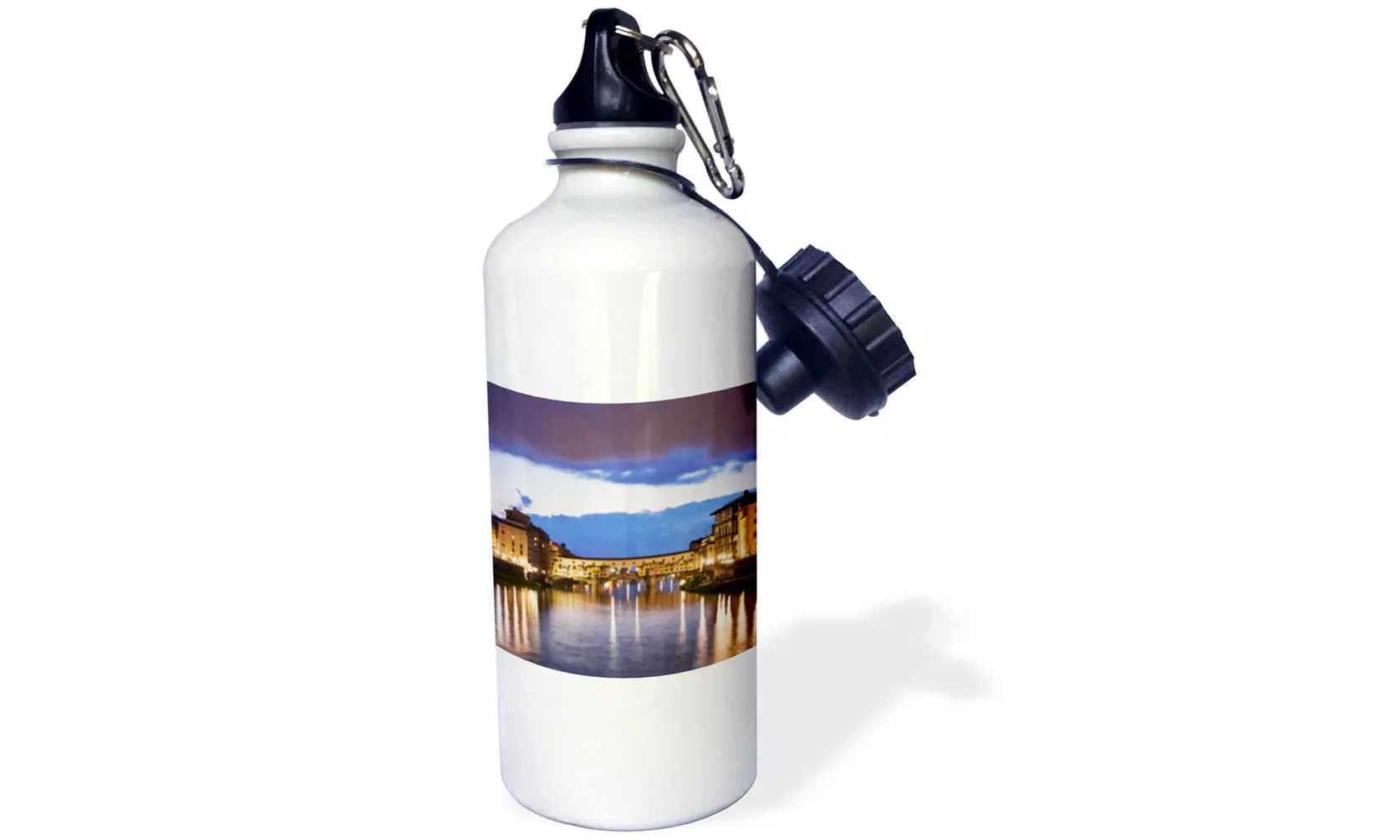 Water Bottle Italy, Florence, Arno River, Ponte Vecchio bridge EU16 BJA0483 Jay - Primary Image