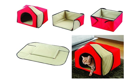 Convertible 4 In 1 Pet Bed House