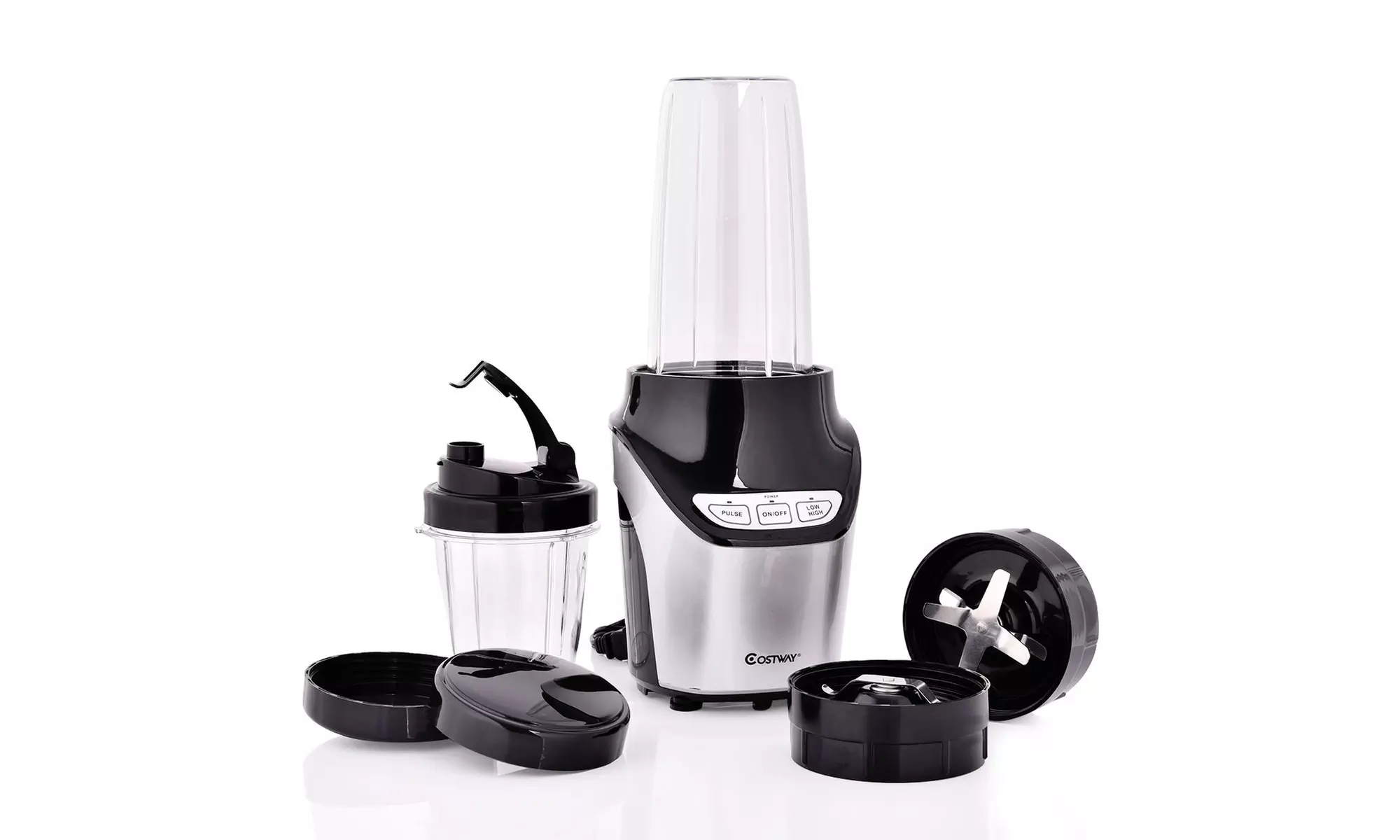 Electric Blender Fruit Mixer Grinder Fruit Vegetable Processor 1000W 2 Speed - Primary Image