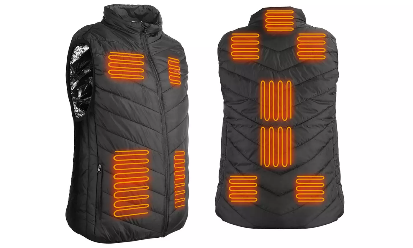 N'POLAR 11-Zone Three-Mode Electric Heated Vest (Power Supply Not Included)