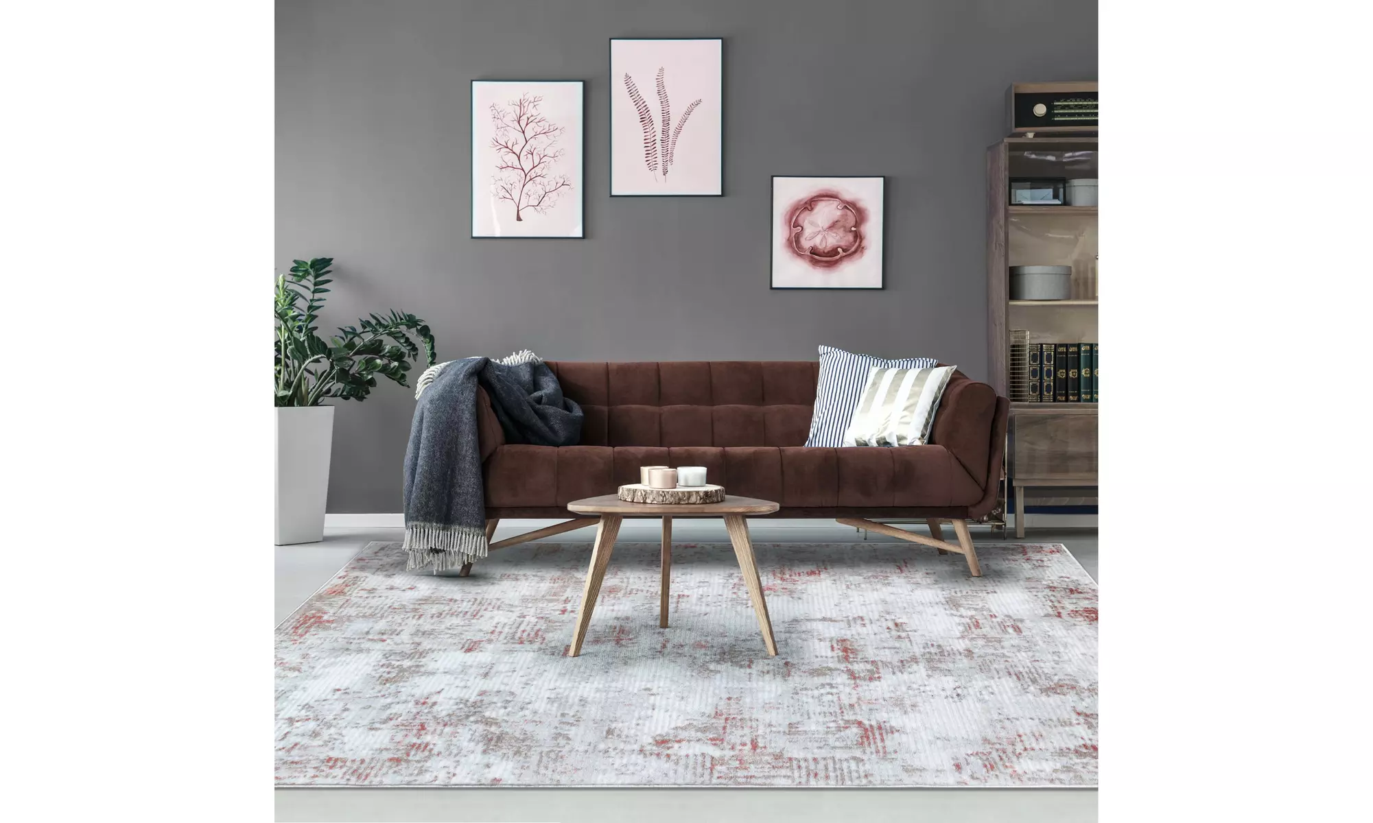 Superior Distressed Abstract Eclectic Modern Indoor Area Rugs Or Runner Rug