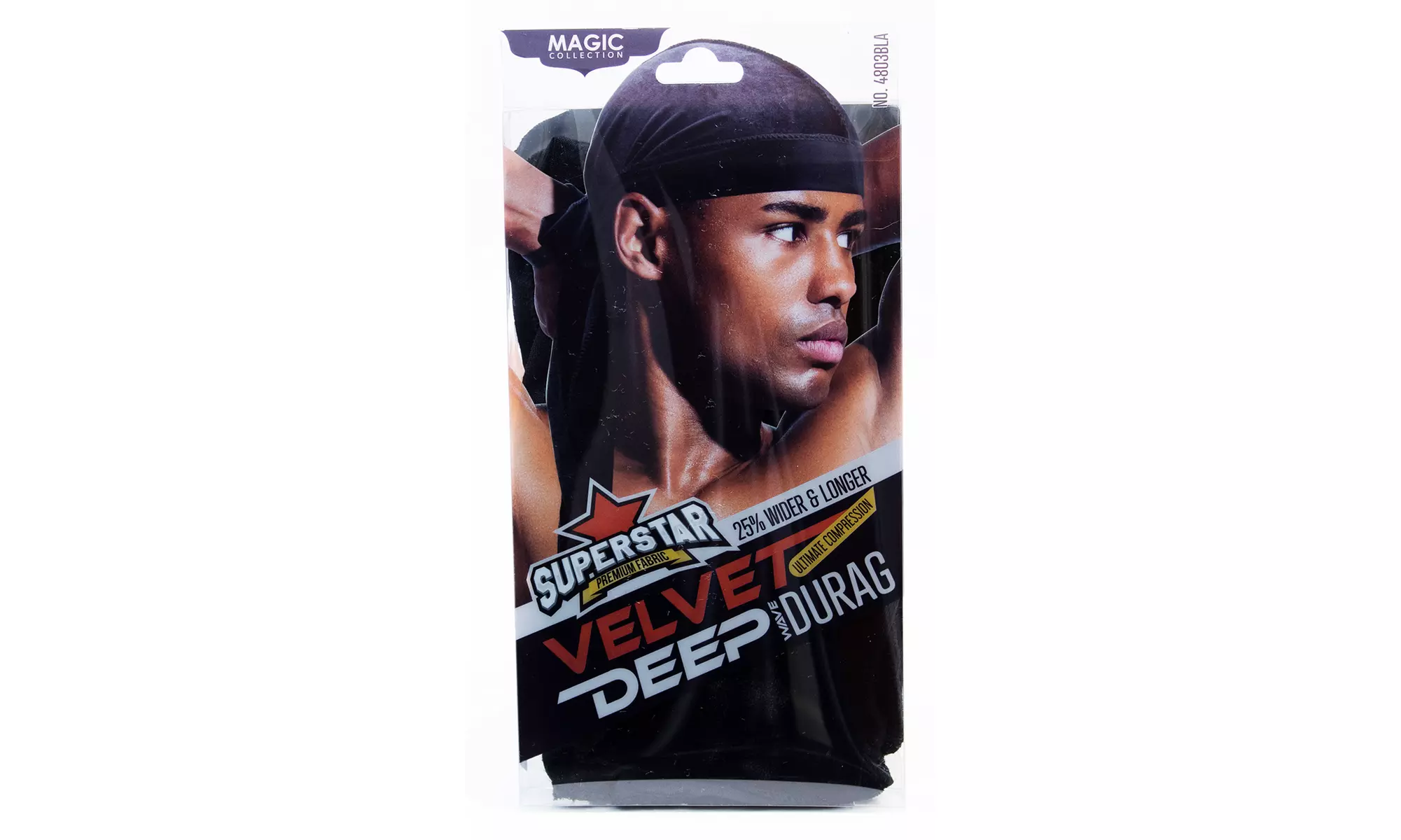 Super Star Premium Fabric Velvet Deep Wave Durag, 9 Colors - Primary Image