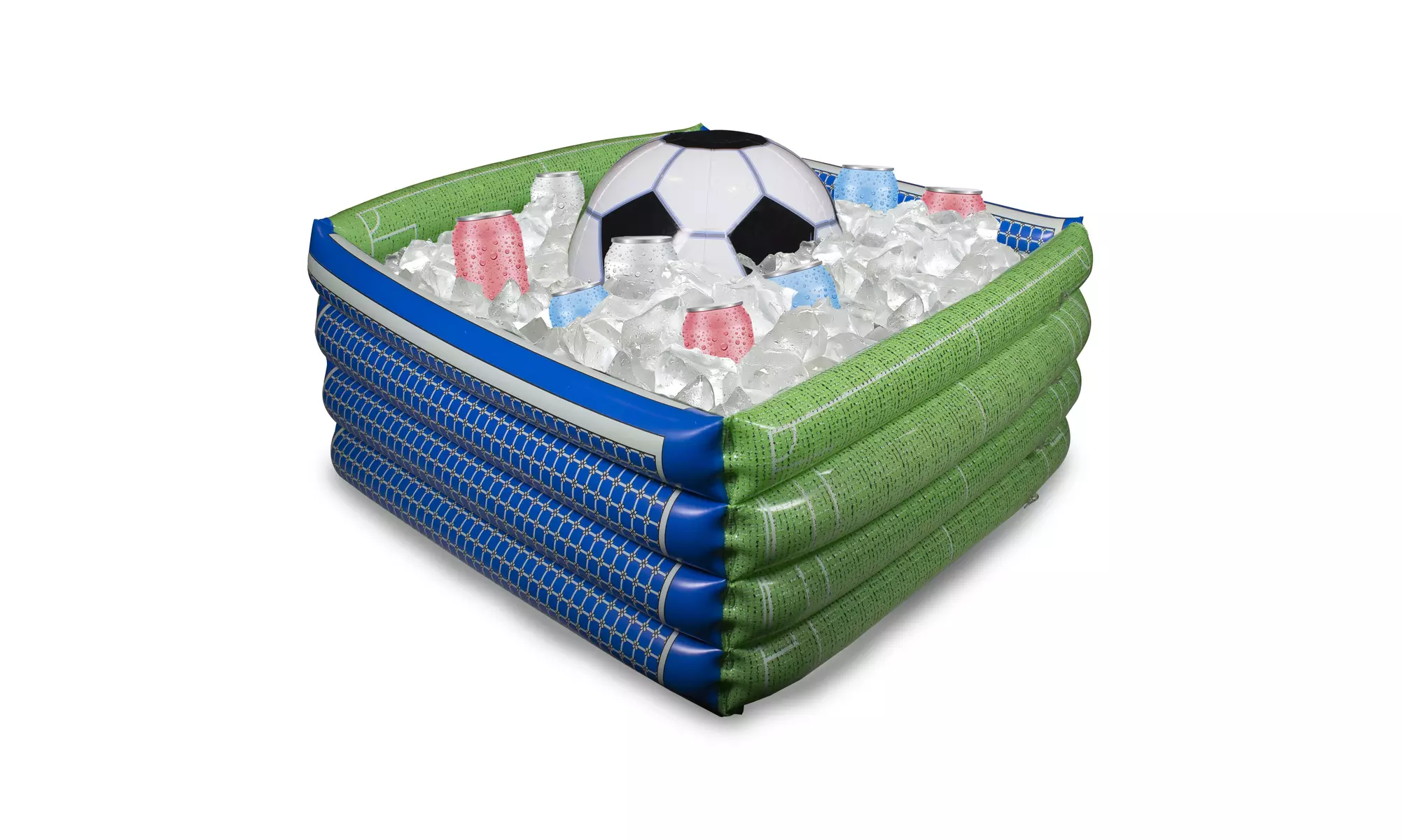 Inflatable Blow Up Soccer Ball Drink Cooler  - Primary Image