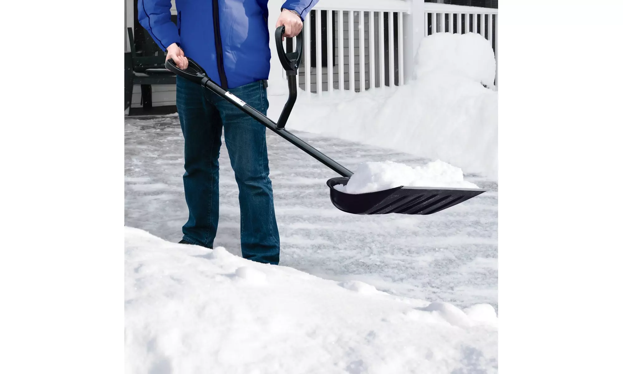 ErgieShovel 18-Inch Two-Handed Ergonomic Snow Shovel - Second Medium