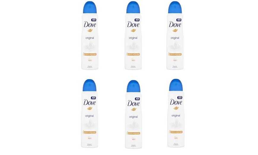 6 Pack Dove Dry Spray Antiperspirant 48 Hours Groupon 7611