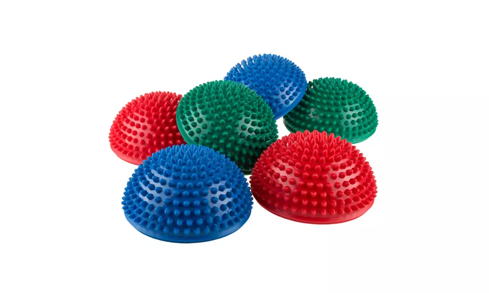 Balance Pods- Hedgehog Style Balancing and Stability Stepping Stones- Set of 6 - Primary Image