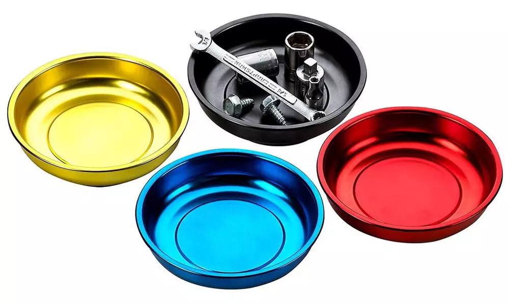 Magnetic Mini Tray Holders - 4 Pack Multi Color - Primary Image