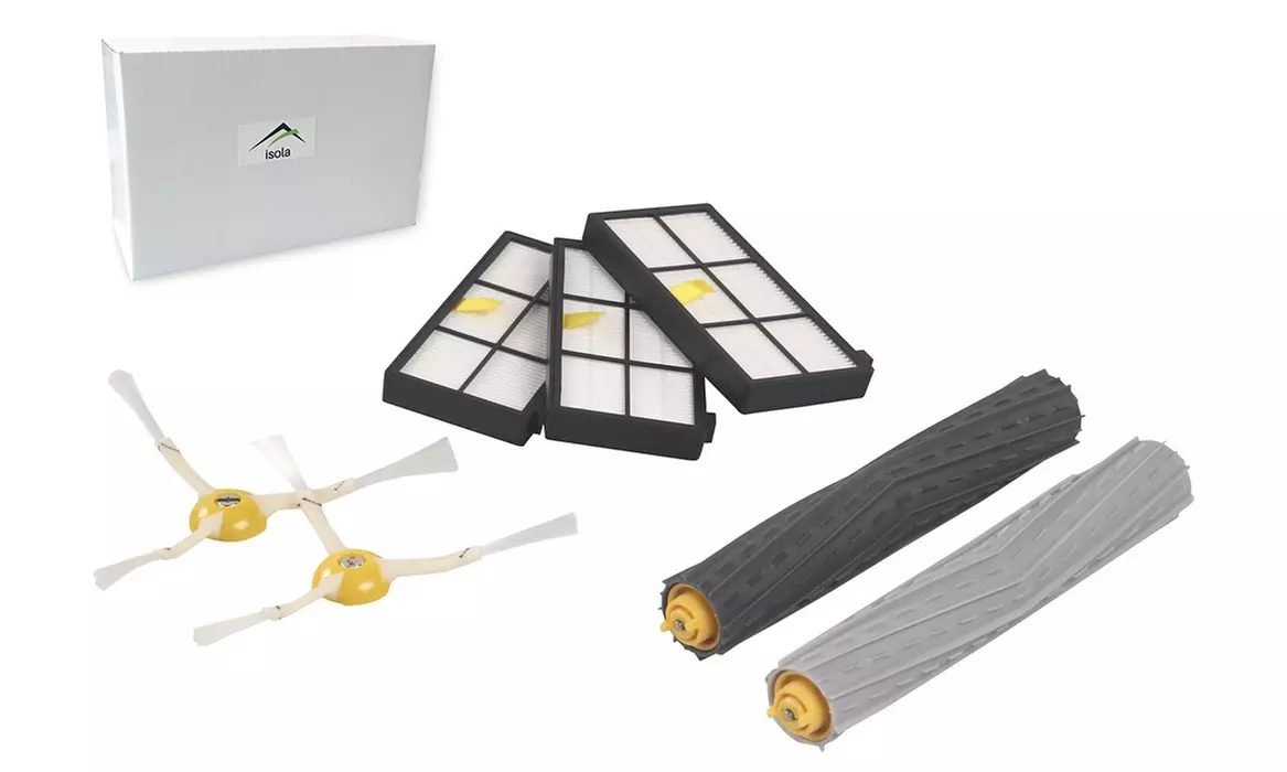 IsolaPure 7 Piece Replacement Kit For Roomba iRobot 800 Series 850 860 861 866 - Primary Image