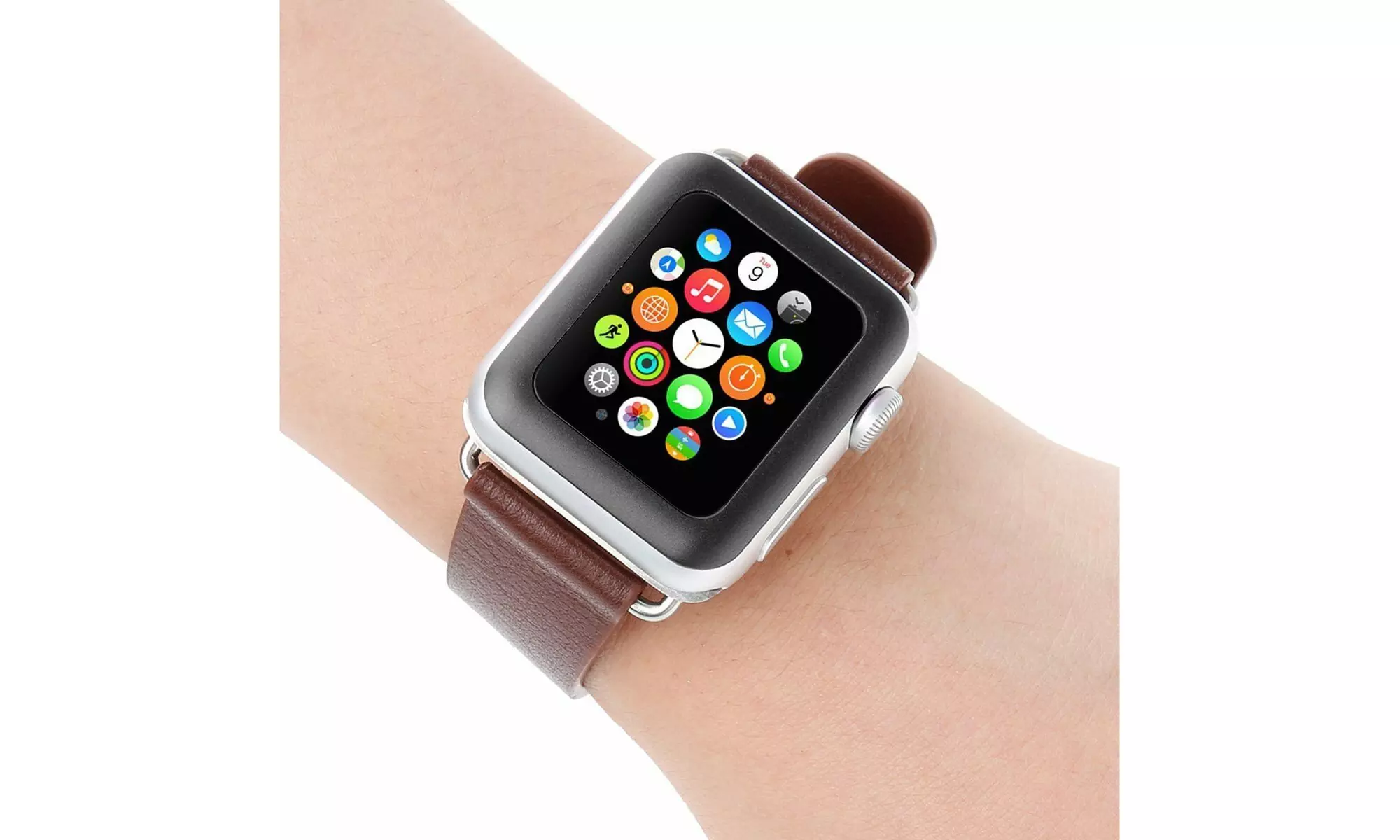 Apple Watch Series 4 3D Full Covered Tempered Glass Screen Protector - Primary Image