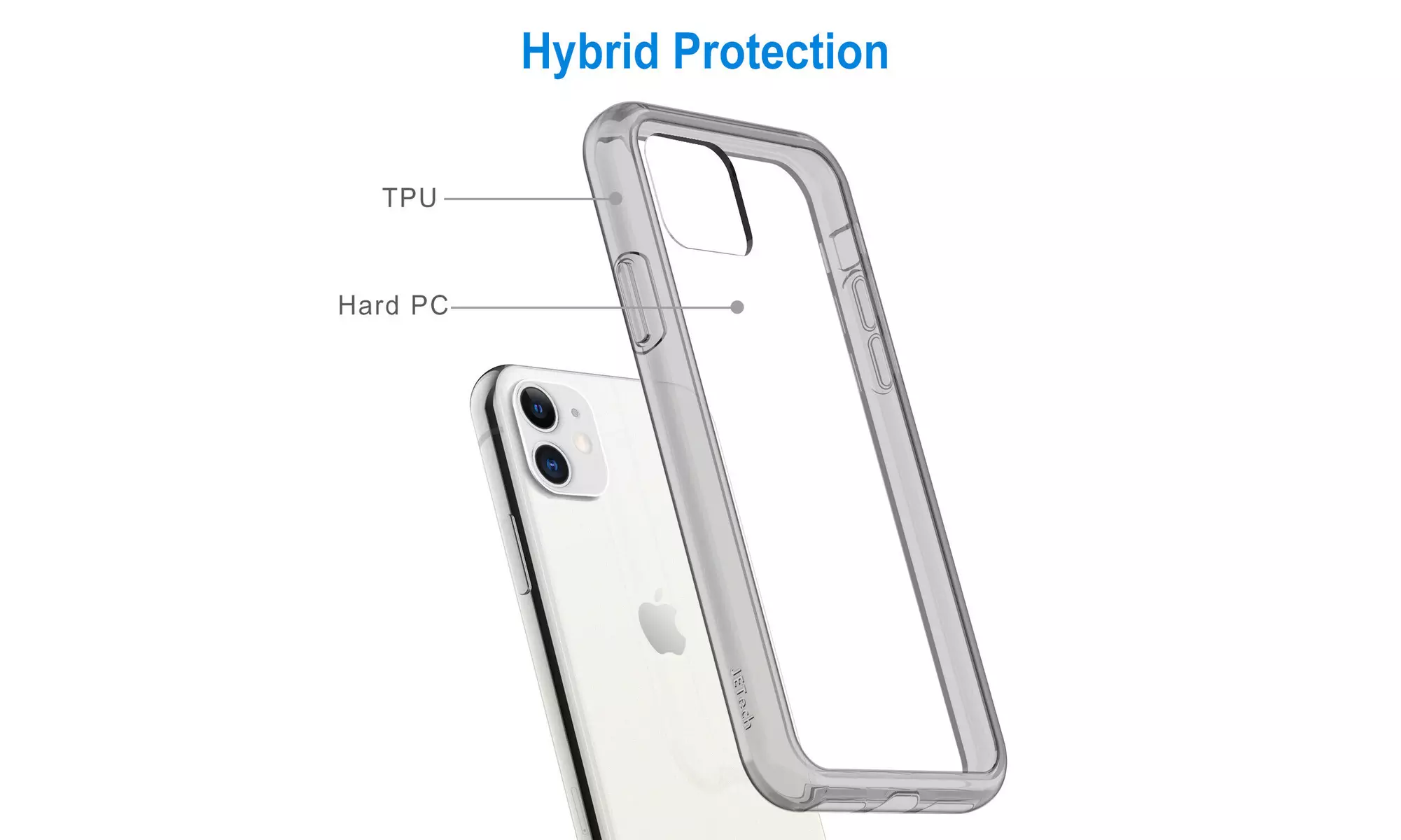 JETech Case for iPhone 11 6.1-Inch Shock-Absorption Bumper Cover