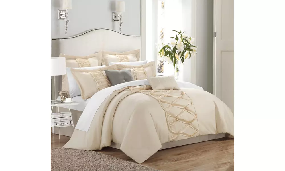 Rhonda Ruffled Oversized and Overfilled Comforter Set (8-Piece)  - Second Medium