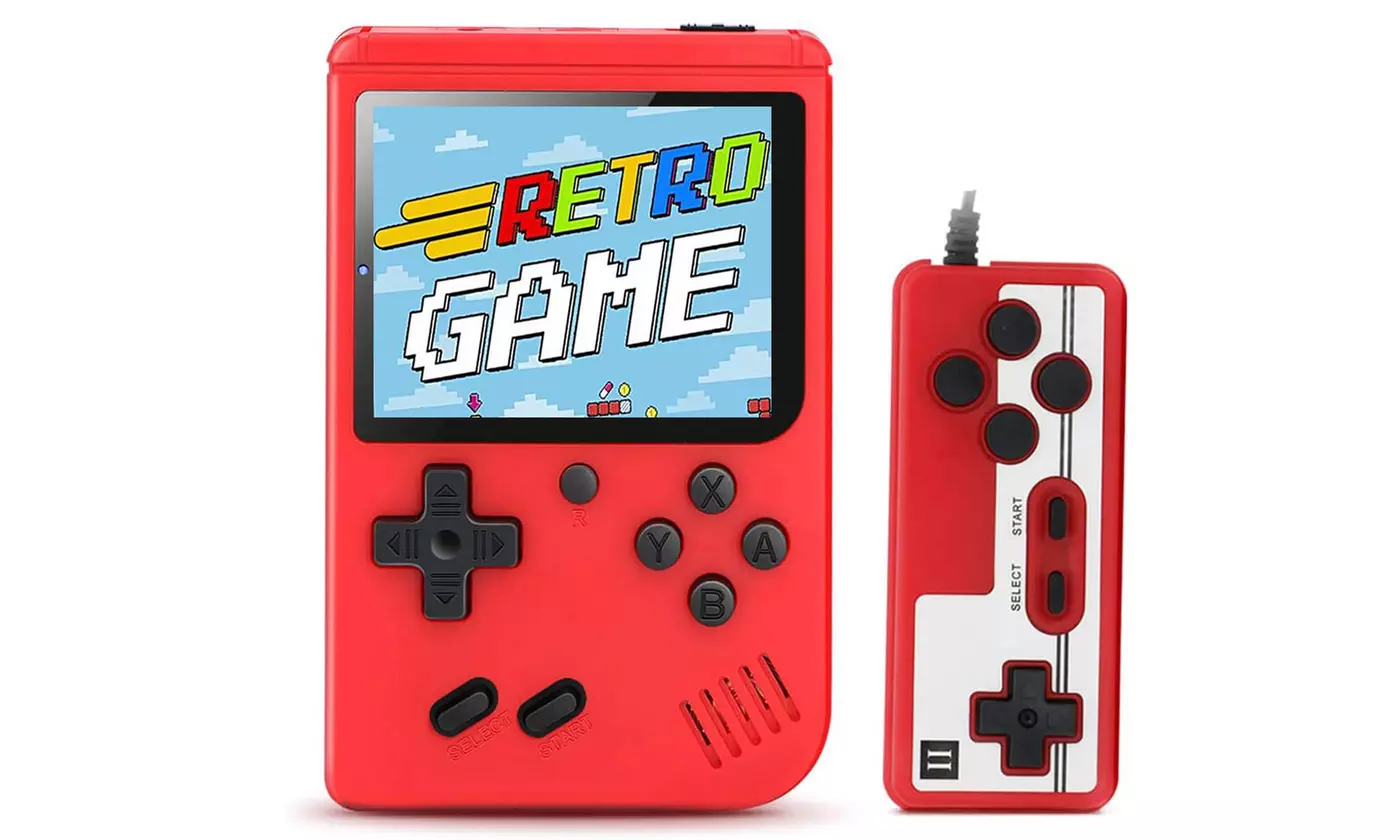 Handheld Game Consoles, Retro Mini Game Player with 400 Classic FC Games - Second Medium