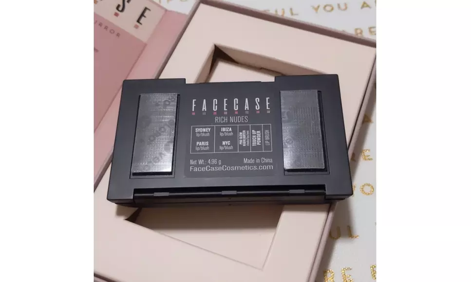Facecase makeup palette mirror & card/money Holder Attach to Your Phone or Case - Second Medium