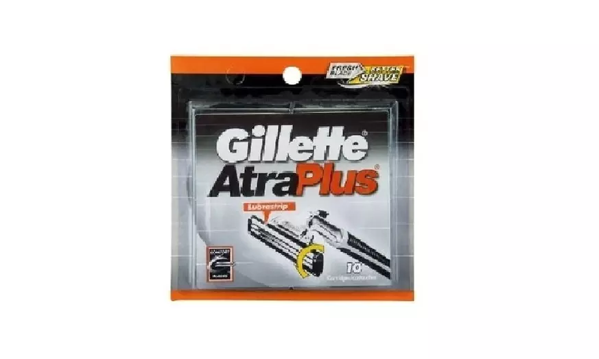 Gillette Atra Plus Refill Razor Blades 10 ct. - Primary Image