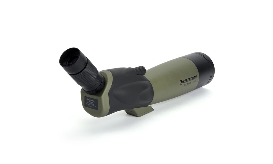 Celestron Ultima 80 45 Degree Spotting Scope With Smartphone Adapter Groupon