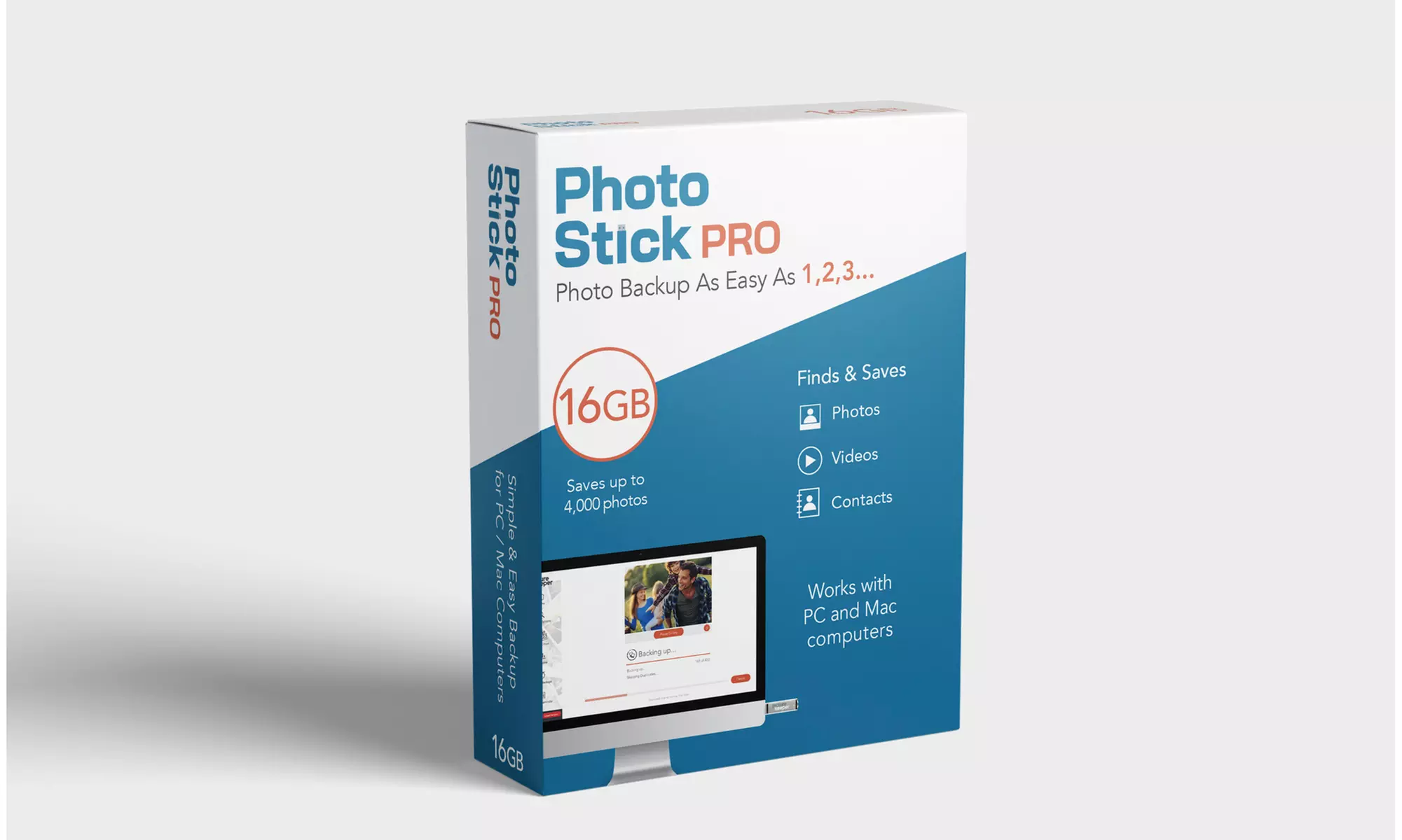 Photo Stick Pro - Easy Photo and Video Backup for Computers - Primary Image