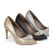 Image 1: Journee Collection Womens Pointed Toe Jewel Glitter Heels