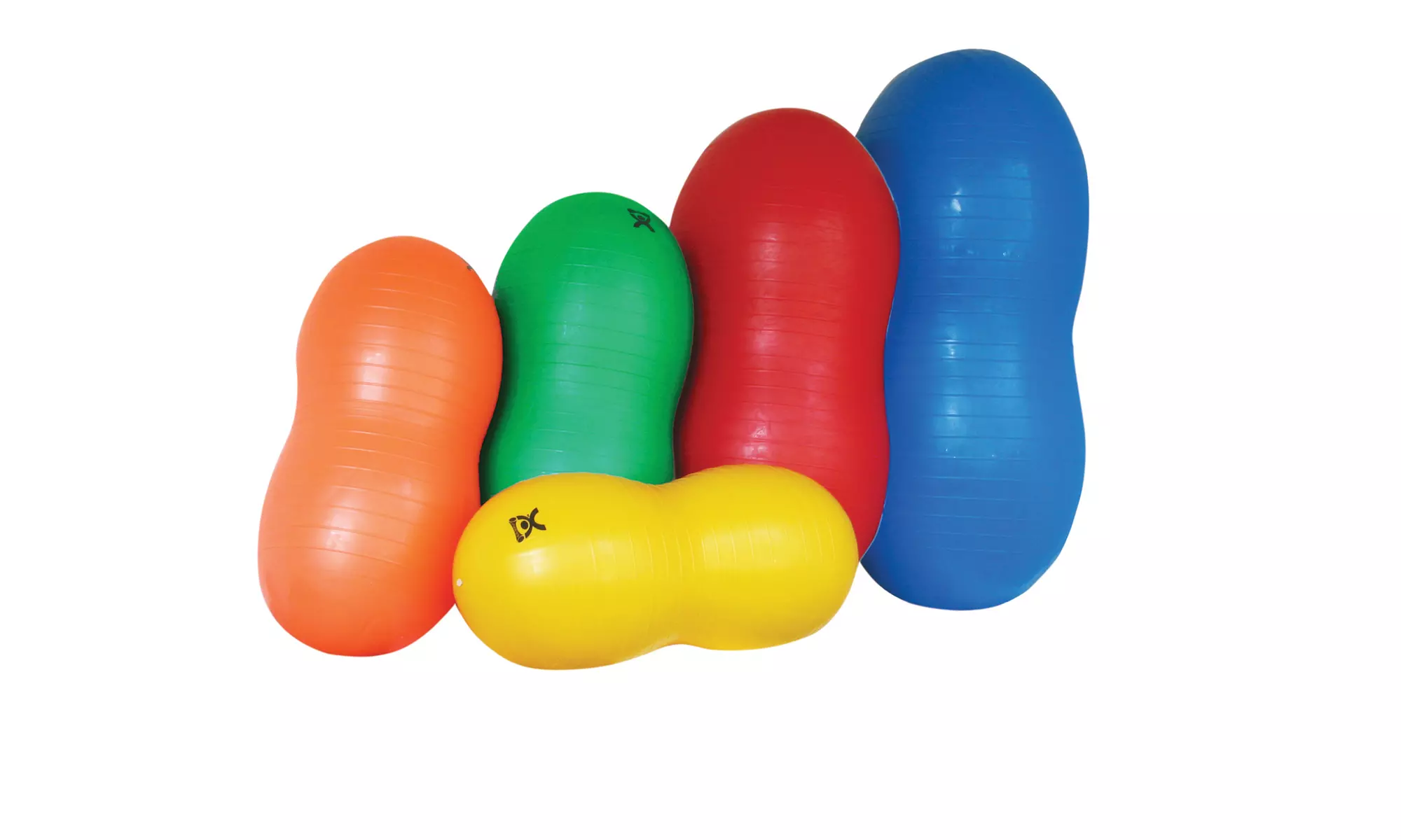 CanDo Inflatable Exercise Saddle Roll - Yellow - 16" Dia x 35" L - Second Medium