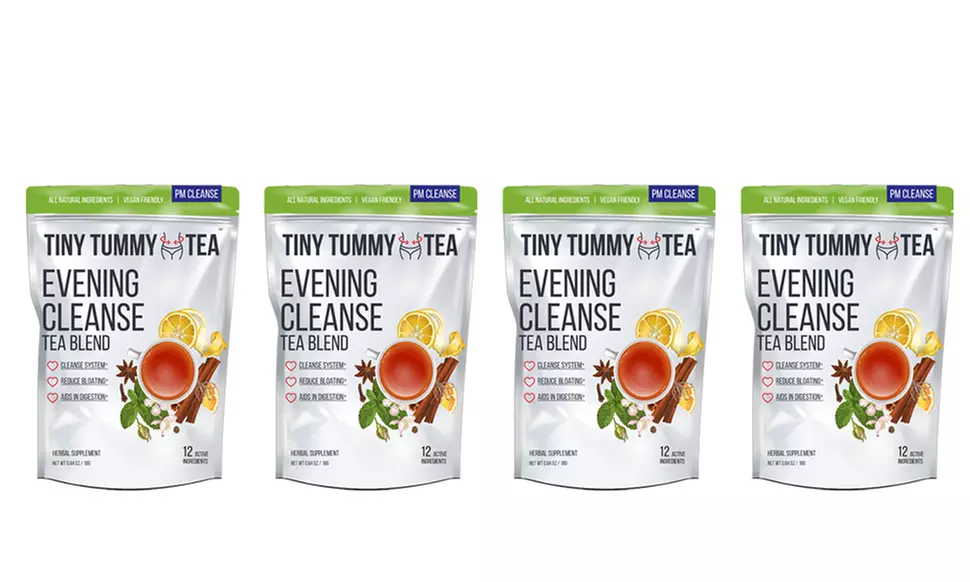 Tiny Tummy Tea Evening 14-Day Cleanse Blend (1- 2- 3- or 4-Pack)