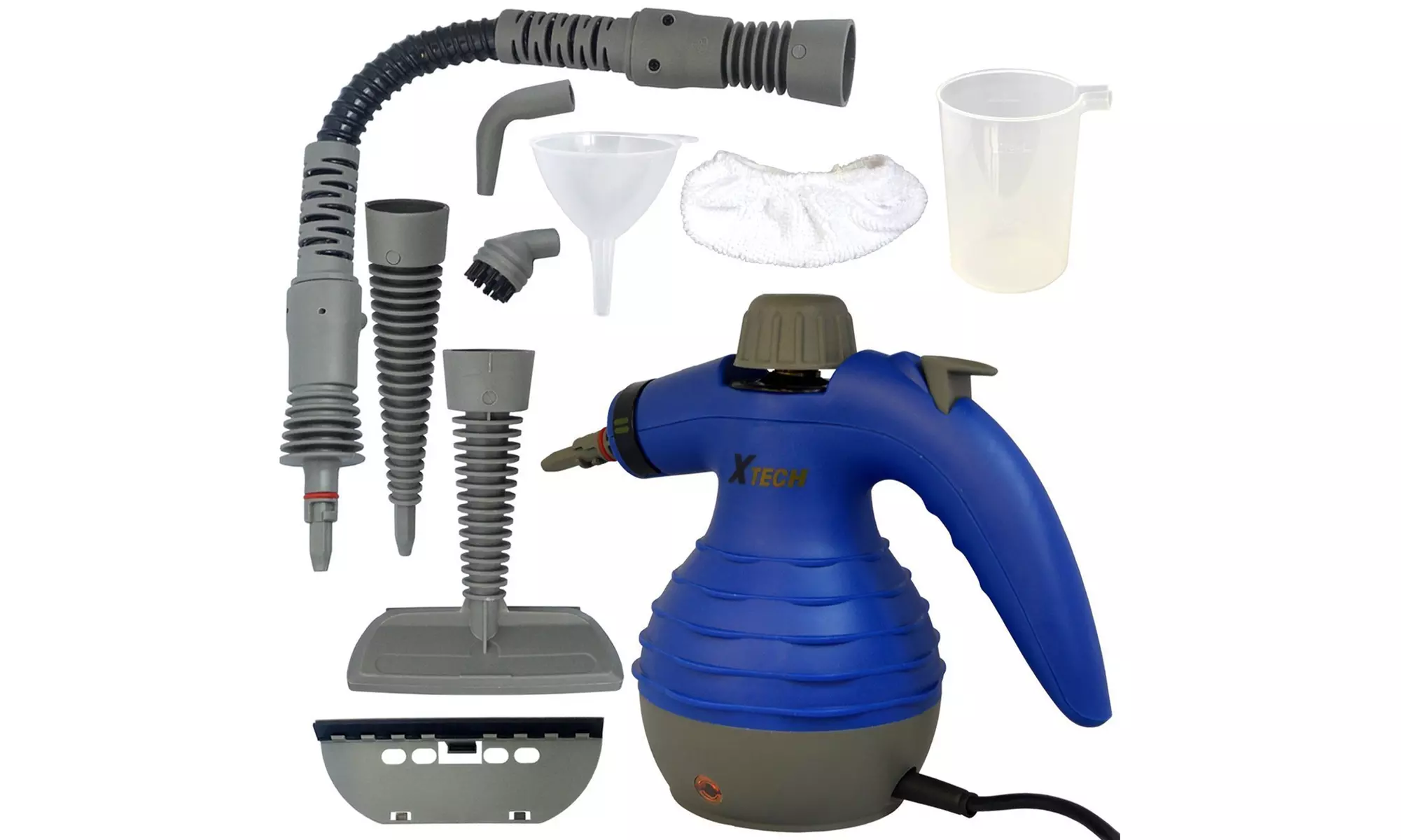 Xtech Electric Easy Handheld Steam Cleaner with 6 Different Attachment - Second Medium