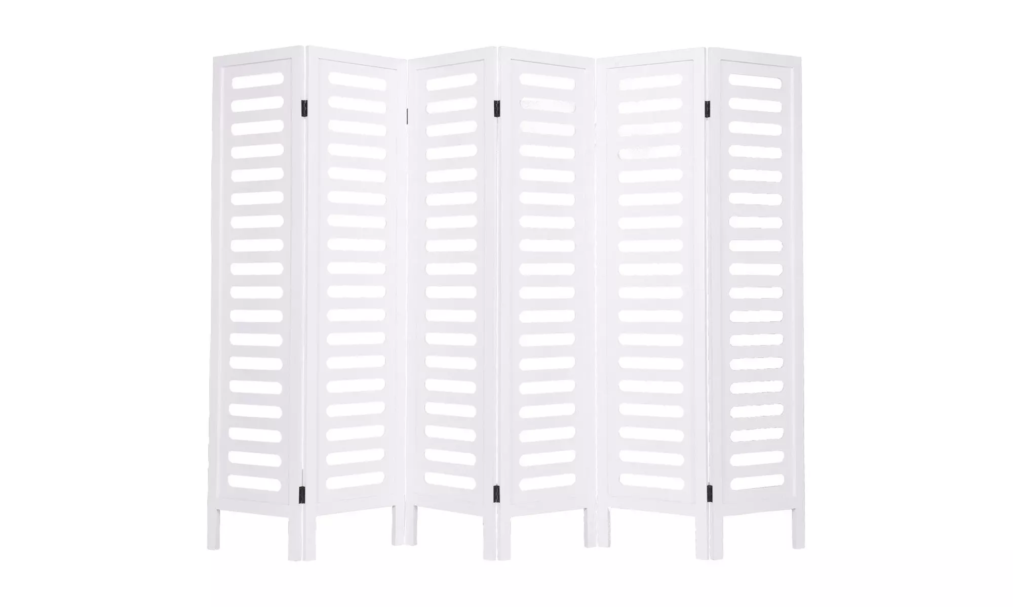 67'' 6 Panel Folding Room Divider Privacy Screen Freestanding Wooden - Primary Image