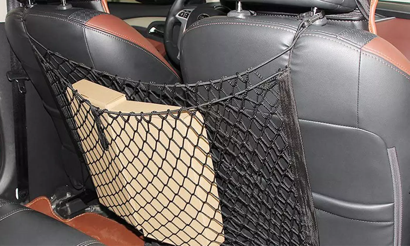 iMounTEK Adjustable Elastic Trunk Net for Car, Van, Truck, and SUV Storage