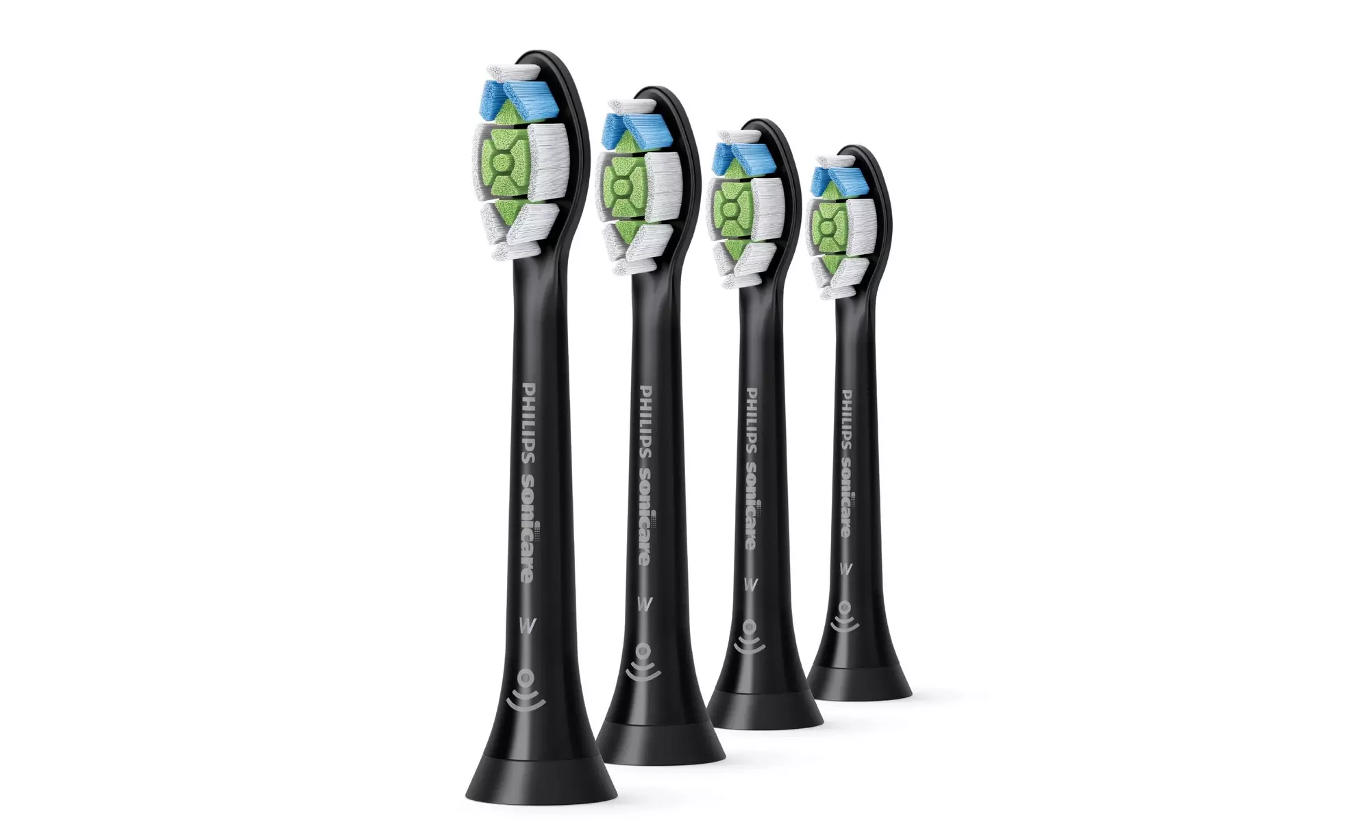Philips Sonicare - DiamondClean Replacement Toothbrush Heads (4-pack) - Black - Primary Image
