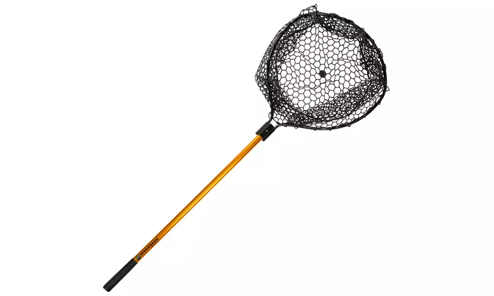 Wakeman Fishing Retractable Rubber Landing Net - 35 Inch Handle - Second Medium