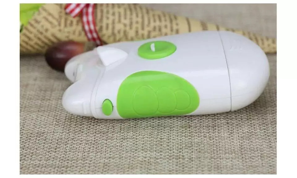Electric Nail Trimmer Cutter Nail File Battery Powered Clipper - Primary Image
