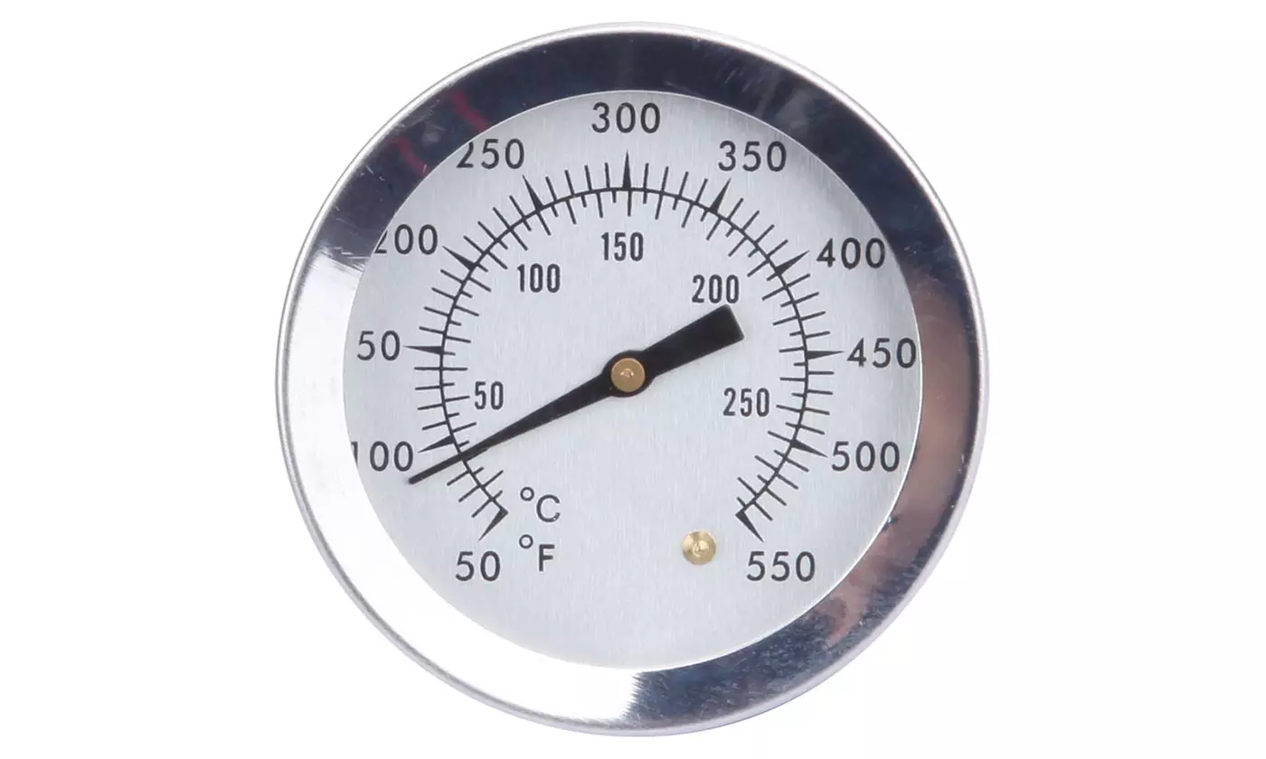 Barbecue Charcoal Grill Smoker Temperature Gauge Pit BBQ Thermometer - Primary Image