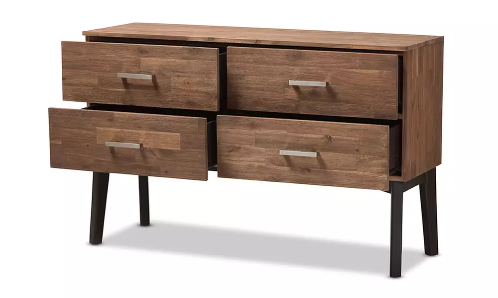 Selena Brown Wood Bedroom Dresser or Chest - Primary Image
