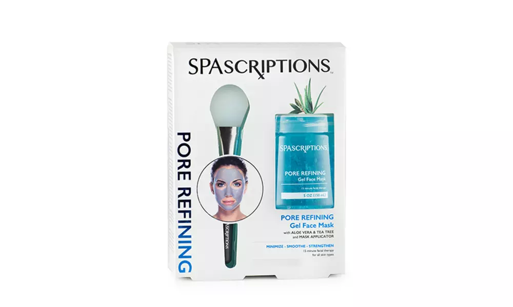 Spascriptions Pore-Refining Gel Face Mask (5 Oz.) with Brush - Primary Image