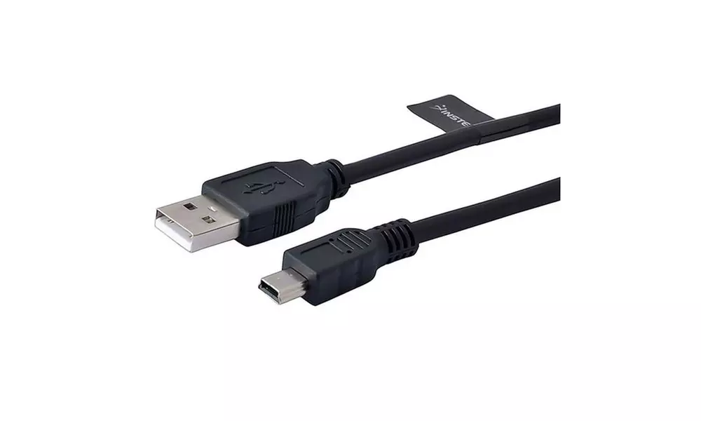 Insten USB 2.0 A to Mini B 5pin Male Data Sync Charger Cable - 10FT - Primary Image