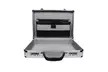 World Traveler Fasano Aluminum Silver 4-inch-wide Attache Briefcase - Second Medium