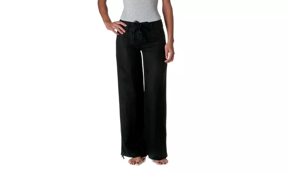 Love Tree Linen Wide Leg Pants P7013 - Primary Image